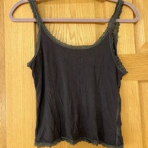 American Eagle Outfitters Black Lace Camisole